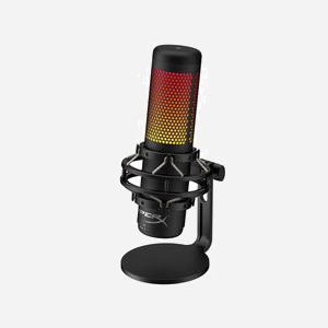 HyperX QuadCast S Microphone USB de Table -36dB 20-20000Hz, Cardioïde/Bidirectionnel/Omnidirectionnel, 16bit 48kHz, USB Type-C, Noir - Miniature 4