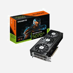 GIGABYTE GeForce RTX 5070 Ti WINDFORCE OC V2 16G - 16GB GDDR7, 256-bit, PCIe 5.0, Fréquence GPU 2497 MHz, 3x DisplayPort 2.1b, 1x HDMI 2.1b - Miniature 1