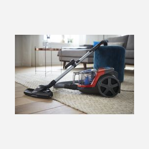 Philips Série 3000 FC9330/09 Aspirateur traineau sans sac 900W PowerCyclone 5, bac 1.5L, filtre HEPA 13, tube télescopique métal, rayon 9m, niveau sonore 76dB. - Miniature 3
