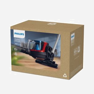 Philips Série 3000 FC9330/09 Aspirateur traineau sans sac 900W PowerCyclone 5, bac 1.5L, filtre HEPA 13, tube télescopique métal, rayon 9m, niveau sonore 76dB. - Miniature 4