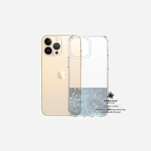 PanzerGlass HardCase Clear pour iPhone 13 Pro Max - Housse de protection en PC et TPU, résistant aux chocs et rayures, standard MIL-STD-810H, revêtement oléophobique et antibactérien.