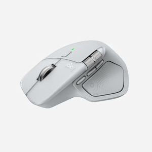 Logitech MX Master 4 for Mac - Souris Laser Bluetooth 5.1 8000 DPI, 8 Boutons Programmables, Batterie 650mAh, Ergonomie Droitier, Argent/Blanc - Miniature 2