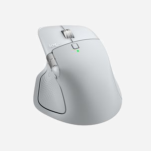 Logitech MX Master 4 for Mac - Souris Laser Bluetooth 5.1 8000 DPI, 8 Boutons Programmables, Batterie 650mAh, Ergonomie Droitier, Argent/Blanc - Miniature 5