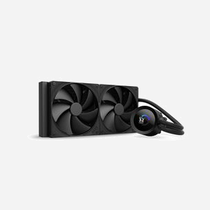 NZXT Kraken Plus 280 Refroidisseur liquide AIO - Socket LGA 115x/1200/1700/AM4/AM5, 2x140mm (500-1700 RPM, 93.2CFM, 4.45 mmH2O), Radiateur 321x140x27mm - Miniature 1