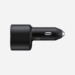 Chargeur Auto Samsung EP-L5300XBEGWW Universel 1 Port USB-C + 1 Port USB-A, 60W, 5-20V/3A, Charge Rapide, Câble USB-C vers USB-C 1m, Noir