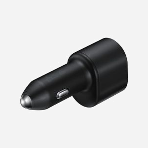 Chargeur Auto Samsung EP-L5300XBEGWW Universel 1 Port USB-C + 1 Port USB-A, 60W, 5-20V/3A, Charge Rapide, Câble USB-C vers USB-C 1m, Noir - Miniature 3