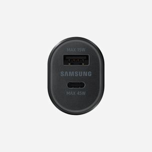 Chargeur Auto Samsung EP-L5300XBEGWW Universel 1 Port USB-C + 1 Port USB-A, 60W, 5-20V/3A, Charge Rapide, Câble USB-C vers USB-C 1m, Noir - Miniature 4