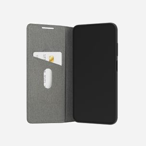dbramante1928 Oslo Folio Noir pour Samsung Galaxy A05s, écran 6.7", plastique recyclé, 1 compartiment carte, 83x15x170mm, protection écran intégrée - Miniature 4