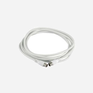 Kathrein ETG 30 - Câble Coaxial 3m Connecteur F Mâle vers F Mâle Blanc - Référence 274778 - Poids 180g