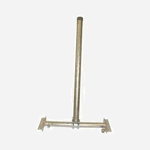 Kathrein ZAS 41 Gris Acier - Support antenne en acier, hauteur 1300mm, diamètre 4.8cm, montage 510-900mm, compatible CAS 60/75/90, angle 0°, 7.5kg