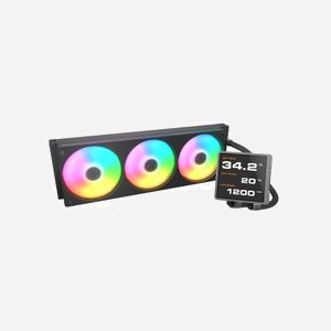 COUGAR Refroidisseur Liquide All-in-One RGB 360mm, Compatible Intel LGA1700/1851 & AMD AM4/AM5, 3x120mm PWM (700-2500RPM), Radiateur Aluminium - Miniature 2