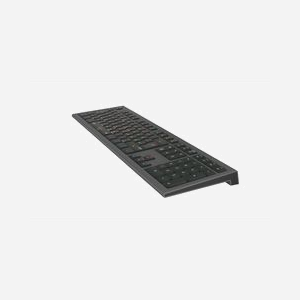 Clavier gaming Logickeyboard LKB-OSX-A2M-DE QWERTZ allemand USB filaire taille réelle avec commutateurs ciseaux, rétroéclairage LED et hub USB intégré, optimisé macOS, couleur noir - Miniature 2
