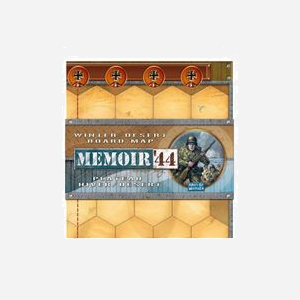 Asmodee - Memoir '44 Extension : Winter/Desert Board Map - Jeu de Société - 8 ans et + - Dimensions Emballage : 250x16x236 mm - Poids : 600g - Days of Wonder