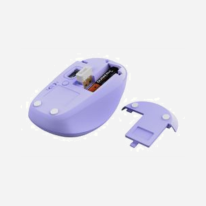 Souris sans fil Trust Yvi+ 25583: Optique 1600 DPI, 3 boutons, Triple Connectivité (2.4GHz, Bluetooth 3.0/5.0), Ambidextre, Violet, Autonomie 12 mois, Windows/macOS/Android/ChromeOS. - Miniature 4
