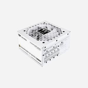 Alimentation Thermaltake Toughpower GT Snow 1200W 80 PLUS Gold ATX 24-pin avec câbles modulaires 55 cm (ATX) et ventilateur 12 cm, couleur blanc, certifiée CE/FCC/80 PLUS Gold - Miniature 1