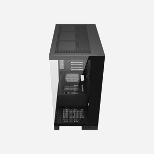 FSP M540-BA Boîtier PC Midi Tower Noir, Verre/SPCC, ATX/micro ATX/Mini-ITX, 3x3.5", 4x2.5", 7 slots, Vent. 3x120mm latéral, 1x120mm arrière - Miniature 3
