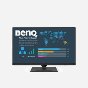Écran PC BenQ BL3290QT 31.5" (80 cm) Quad HD 2560x1440 LED 5 ms 16:9 178°/178° avec haut-parleurs intégrés, hub USB et montage VESA réglable en hauteur - Noir (9H.LLMLA.TPE) - Miniature 2