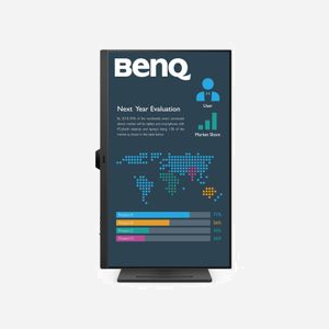 Écran PC BenQ BL3290QT 31.5" (80 cm) Quad HD 2560x1440 LED 5 ms 16:9 178°/178° avec haut-parleurs intégrés, hub USB et montage VESA réglable en hauteur - Noir (9H.LLMLA.TPE) - Miniature 3