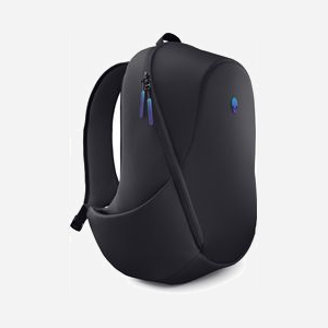 Sac à dos Alienware AWBP-AW5625P 16" Noir Monochromatique - Tissu, Plastique, TPU - 21L - Compartiment 365x290x27mm - Résistant à l'eau et saleté - 100% Plastique recyclé - Miniature 2