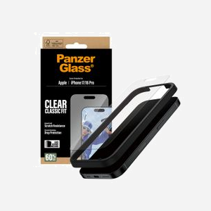 PanzerGlass Protection Écran Classic Fit pour iPhone 17/16 Pro - Verre Trempé, PET, Silicone - Résistant Rayures/Chocs - 145.35x67.24x0.71mm - Miniature 5