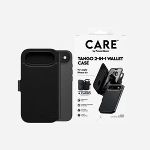 PanzerGlass CARE Feature Case Tango Two-in-One Wallet MagSafe Noir pour iPhone Air : Housse de protection antichoc, 88x165x14mm, 114g - Miniature 2