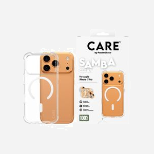 PanzerGlass CARE Housse Transparent MagSafe pour iPhone 17 Pro, Résistance Chocs 2.4m, TPU Recyclé 100%, 78x16x157mm, 38g - Miniature 2