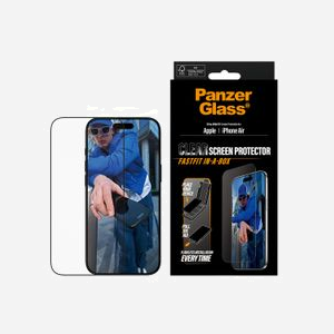 PanzerGlass Protection Écran iPhone Air Ultra-Wide Fit - Verre Trempé, PET, Silicone - Résistant Rayures/Chocs - Dimensions 151.98x70.52x0.71mm - Kit Nettoyage IN-A-BOX - Miniature 2