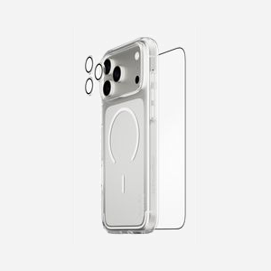 PanzerGlass CARE Flagship 3-in-1 Urban Explorer pour iPhone 17 Pro Max - Protection d'écran en verre trempé, PET, Silicone - Résistance rayures/chocs - 159.3x73.8x0.71mm - Miniature 1