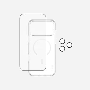 PanzerGlass CARE Flagship 3-in-1 Urban Explorer pour iPhone 17 Pro Max - Protection d'écran en verre trempé, PET, Silicone - Résistance rayures/chocs - 159.3x73.8x0.71mm - Miniature 4