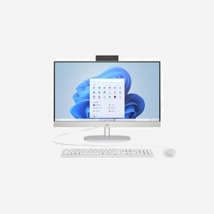 HP All-in-One 23.8" FHD IPS, Intel Celeron N100, 8GB DDR4 3200MHz, 512GB SSD NVMe M.2, Intel UHD Graphics, WiFi 6, Windows 11 Home - Miniature 1