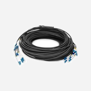 Câble Breakout Fibre Optique Digitus DK-2A338UE50BK-BBB 150m OS2 LC/LC UPC 8 Fibres U-DQ(ZN) BH LSZH Diamètre Cœur 9µm, Perte Insertion 0.3dB - Miniature 1