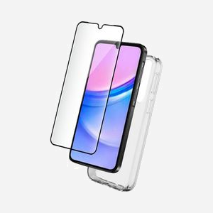BIG BEN PACKSILIVTGA16 : Coque TPU Transparent Antichoc + Protection d'Écran Verre Trempé 9H Galaxy A16 (6.7"), Revêtement Oléophobique, Cadre Entier - Miniature 1