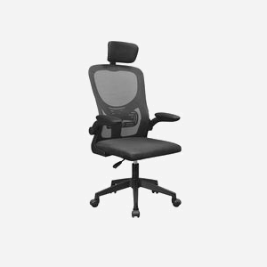 Fauteuil Ergonomique Mars Gaming MGC-ERGOPLUS Noir, Assise Rembourrée, Dossier Mesh, Accoudoirs Réglables, Support Lombaire & Tête, Inclinaison 3-18°, Charge 120kg - Miniature 2