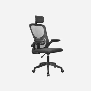 Fauteuil Ergonomique Mars Gaming MGC-ERGOPLUS Noir, Assise Rembourrée, Dossier Mesh, Accoudoirs Réglables, Support Lombaire & Tête, Inclinaison 3-18°, Charge 120kg - Miniature 3