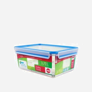 Boîte Alimentaire Rectangulaire EMSA 512888 3.7L 195x265x110mm PP/TPE, Compatible Lave-Vaisselle/Congélateur/Micro-Ondes, Sans BPA, Garantie 30 ans