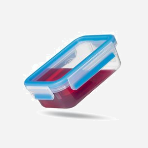 Boîte Rectangulaire EMSA 508546 3.7L PP/TPE 195x265x110mm Transparent - Lot de 6, Compatible Lave-Vaisselle/Congélateur/Micro-ondes, Sans BPA - Miniature 2