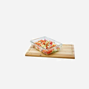 Ensemble de 3 Récipients EMSA CLIP & CLOSE N10507 Carrés en Verre, Bleu/Transparent, 180ml, -40°C à 420°C, L106xP106xH207mm, Lavable Lave-vaisselle & Congélateur - Miniature 3