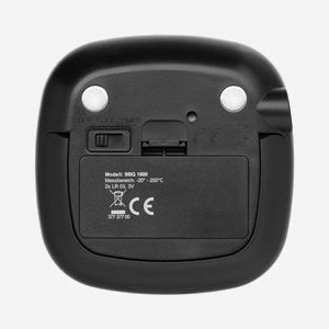 WMF 06.0819.6030 Thermomètre Numérique LCD -20-250°C, Acier Inoxydable/Noir, Alimentation 2x LR03 (3V), Dimensions 70x70x25mm - Miniature 3