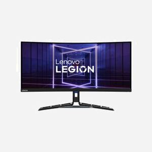 Écran PC Lenovo Legion Y34wz-30 34" (86,4 cm) WQHD 3440x1440 LED 21:9 178°/178° 11 ms USB 3.2 Gen 1 Hub haut-parleurs intégrés VESA réglable en hauteur noir - Miniature 1