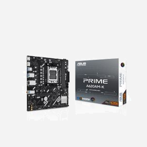 ASUS PRIME A620AM-K : Carte mère micro ATX AMD A620A Socket AM5 Ryzen 7000/8000/9000 Series, DDR5-SDRAM 128Go max, M.2/SATA III, Gigabit Ethernet - Miniature 5