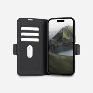 dbramante1928 Oslo Pro Folio Porte Carte Noir pour iPhone 17 (6.7") - Simili-cuir, Plastique, Compatible MagSafe, 3 Compartiments Cartes, Fermeture Magnétique - Miniature 2