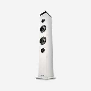 Enceinte tour NGS Sky Charm Pro 40W (80W crête) Bluetooth 5.0 avec entrée micro, connectivité USB/AUX/Optique et mode filaire/sans fil - Blanc (réf. ELEC-SPK-0946) - Miniature 2