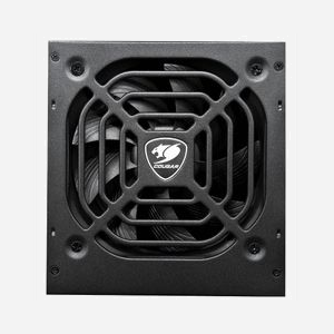 Alimentation COUGAR CGR-STC500 500W 80 PLUS certifiée 20+4 pin ATX avec câbles 45 cm (carte mère) et 450 mm (Molex), refroidissement actif 12 cm, 220-240V 50Hz, format 150x140x86 mm, noir - Miniature 1