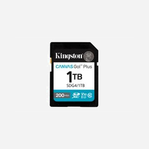 Kingston Technology Canvas Go! Plus SDXC 1TB UHS-I U3 V30 Classe 10 Lecture 200Mo/s Écriture 160Mo/s pour DSLR, mirrorless et vidéo 4K UHD