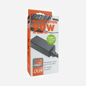 DLH Alimentation Secteur 90W 19V 4.7A pour Ordinateur Portable ACER & PACKARD BELL (Sauf USB-C) - DY-AI3635 - Avec 3 Connecteurs et Câble Secteur Inclus - CE, RoHS - Miniature 2