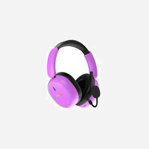 Casque Gaming HATOR Phoenix 2 Wireless Violet - Audio 10-44000Hz, Bluetooth 5.4, Micro amovible, Réduction de bruit Active, Batterie 45h, USB Type-C - Miniature 3