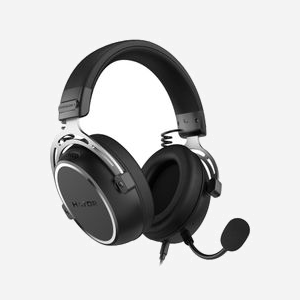 Casque Gaming Filaire HATOR HYPERGANG 3 Hi-Res Noir - Connecteurs USB Type-C/Type-A & 3.5mm - Fréquence 10-44000 Hz - Impédance 32 Ohm - Micro Unidirectionnel Amovible