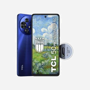 TCL 50 Pro NXTPAPER 5G Bleu : Écran 6.8" NXTPAPER 120Hz, MediaTek 6300, 8GB RAM, 512GB stockage, Caméra 108MP, Android 14, Double SIM, 5010mAh - Miniature 1