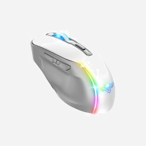 Souris Gaming Spirit of Gamer ELITE M50 Tri-Mode : 2.4 GHz, Bluetooth, USB, Capteur Pixart 3320 8000 DPI, 6 Boutons Programmables, RGB, Dock de Charge - Miniature 3