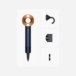 Sèche-cheveux Dyson Supersonic Bleu de Prusse/Cuivre, 1600W, Technologie Air Multiplier, 3 vitesses, 4 températures (max 100°C), Fonction Ionique, embouts inclus. - Miniature 2